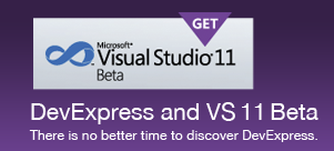 DevExpress and Visual Studio 11 Beta